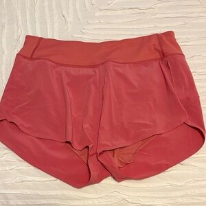 Outdoor Voices Coral Athletic Shorts